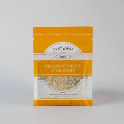 Salt Sisters, Creamy Onion &amp; Garlic Dip 1oz