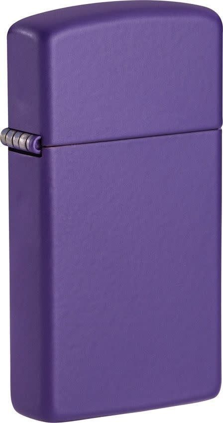 Zippo Slim Purple Matte Lighter