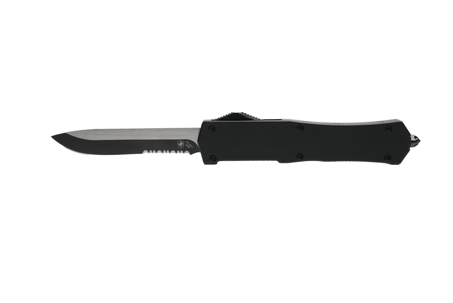 Templar Large Gen 3 Serrated Drop Point, 440C, Rubberized Zinc Alloy
