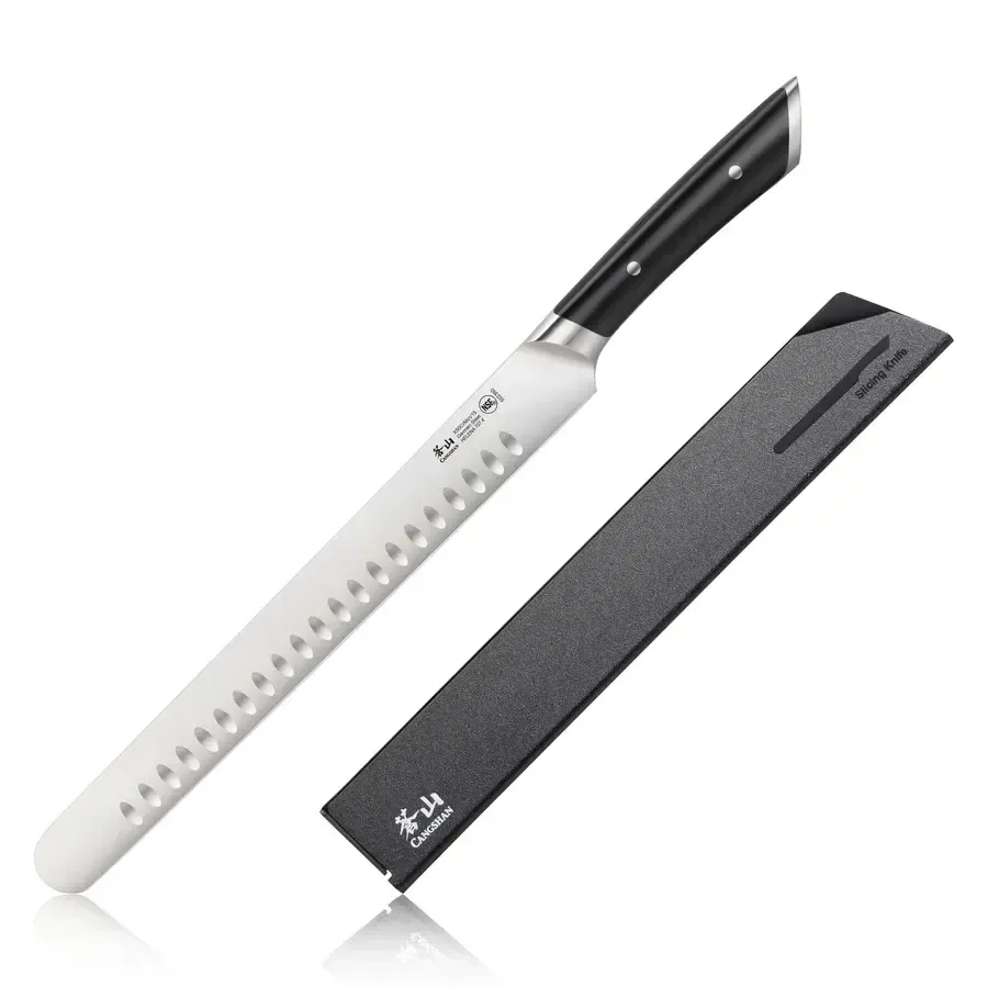 Cangshan, Helena Series 11" Slicing &amp; Carving Knife, Black