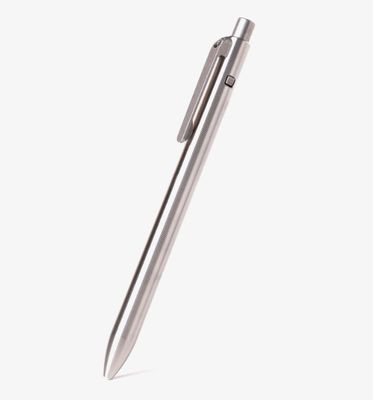 Tactile Turn - Side Click Pen, Titanium / Standard [5.8"]