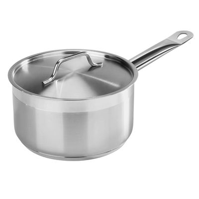 New Star Food Service Saucepan 2 QT with Lid, Stainless