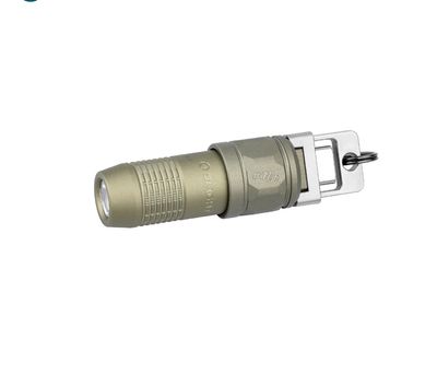Olight iUltra Keychain Flashlight, Olive, 80 Lumens