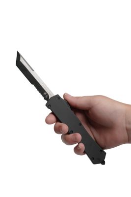 Templar Large Gen 3 Serrated Tanto, 440C, Rubberized Zinc Alloy