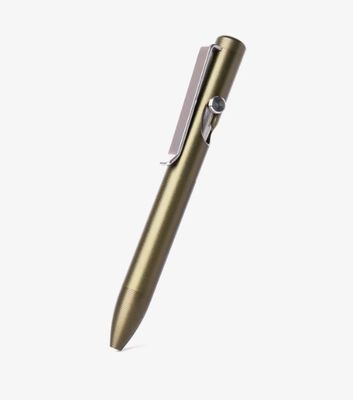 Tactile Turn Aluminum Bolt Action Pen, OD Green Mini 4.4"