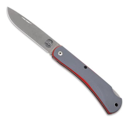 White River Mudbug, Gray &amp; Red G10 Handle, Magnacut Steel