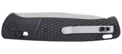 CRKT Counterpart Crossbar Lock, Black GRN, Satin 12C27