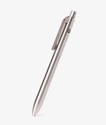 Tactile Turn - Side Click Pen, Titanium / Short [5.3"]