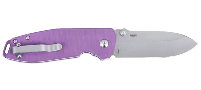 CRKT Squid XM Button Lock, Violet G10, 14C28N
