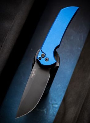 Pro-Tech, Mordax Blue Handle, DLC Magnacut