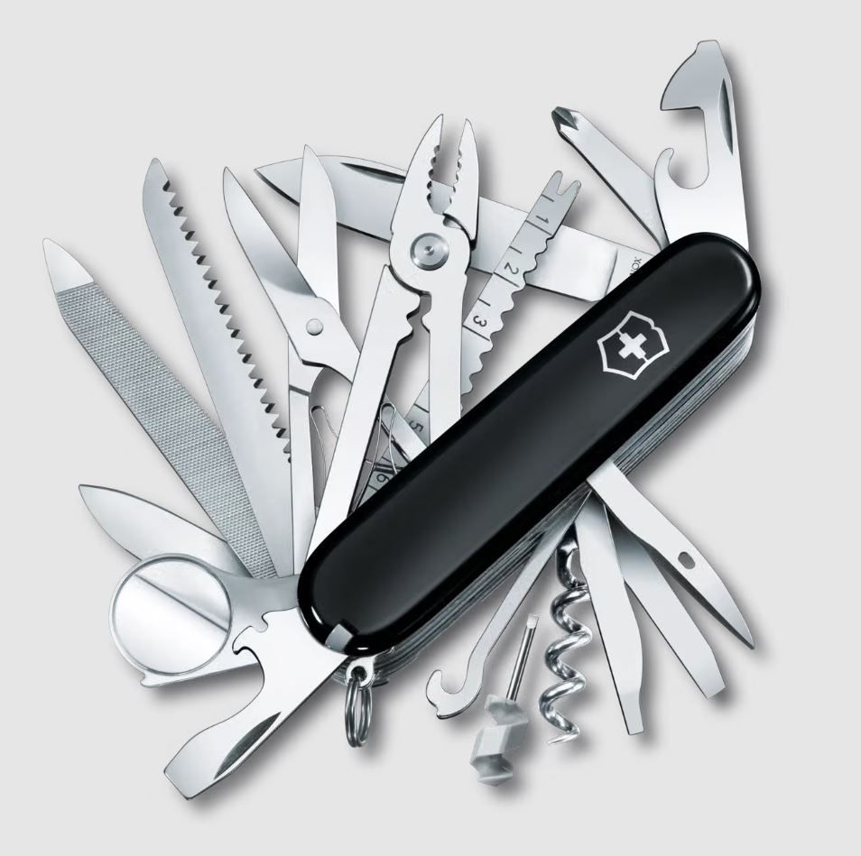 Victorinox Swiss Champ, 91 mm, black