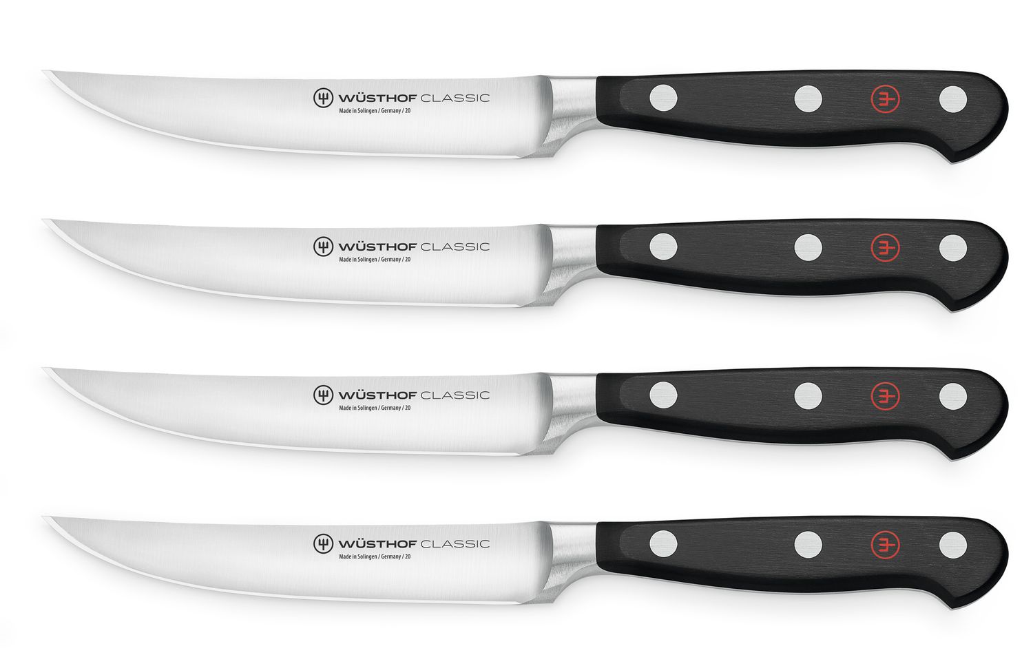 Wusthof Classic 4 Piece 4.5" Steak Knife Set