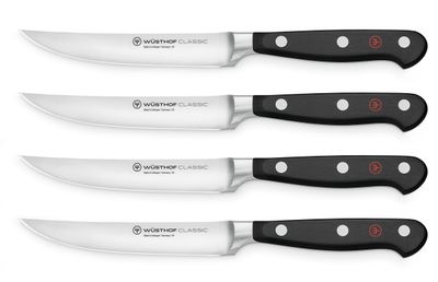 Wusthof Classic 4 Piece 4.5" Steak Knife Set