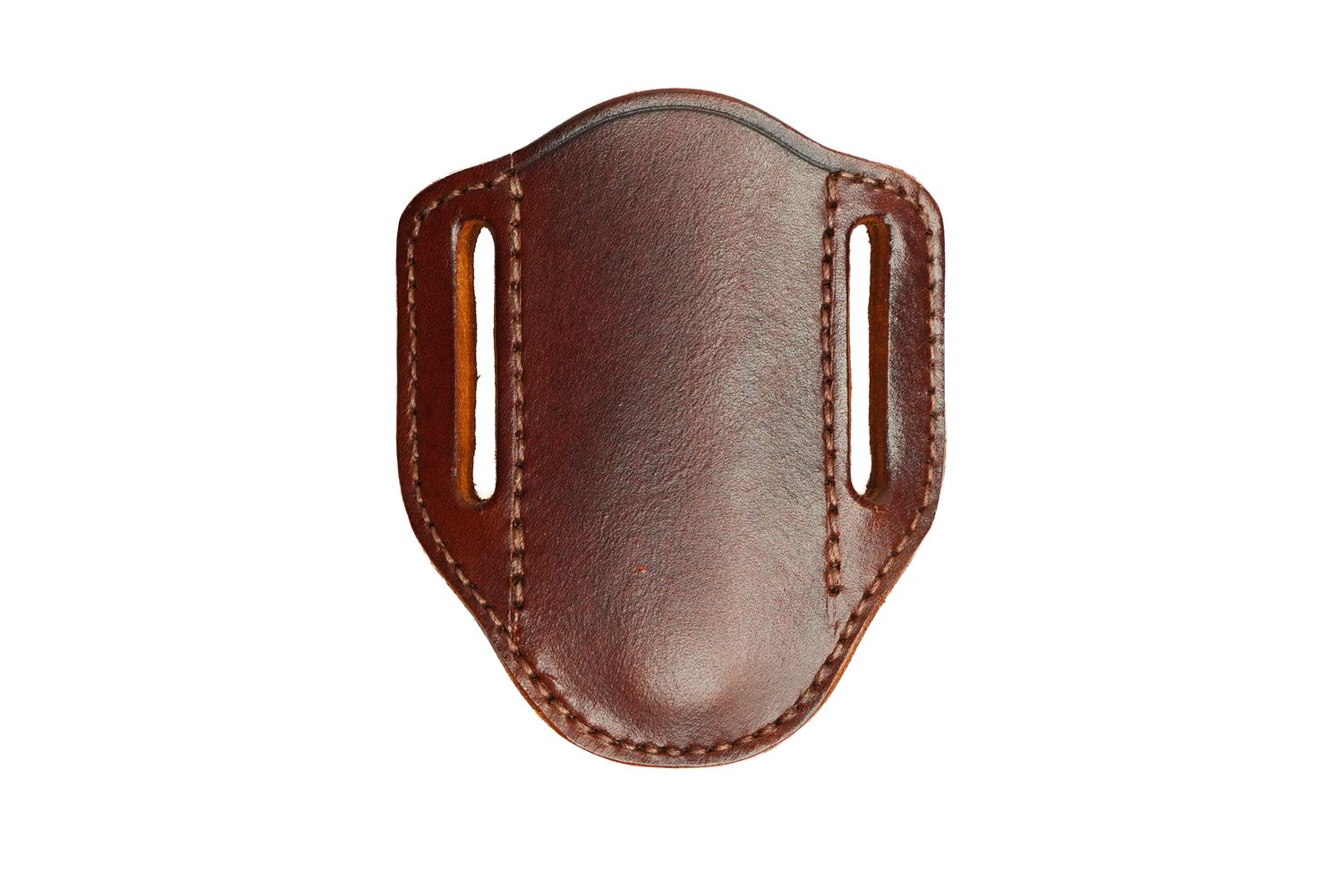 A&amp;M #24 Vertical Hunter Sheath Plain Dark Brown