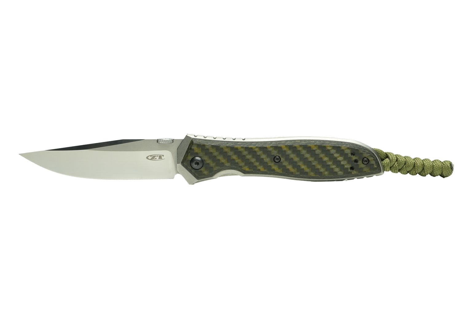 Zero Tolerance - 0640, Green Carbon Fiber Handle, CPM 20CV Steel