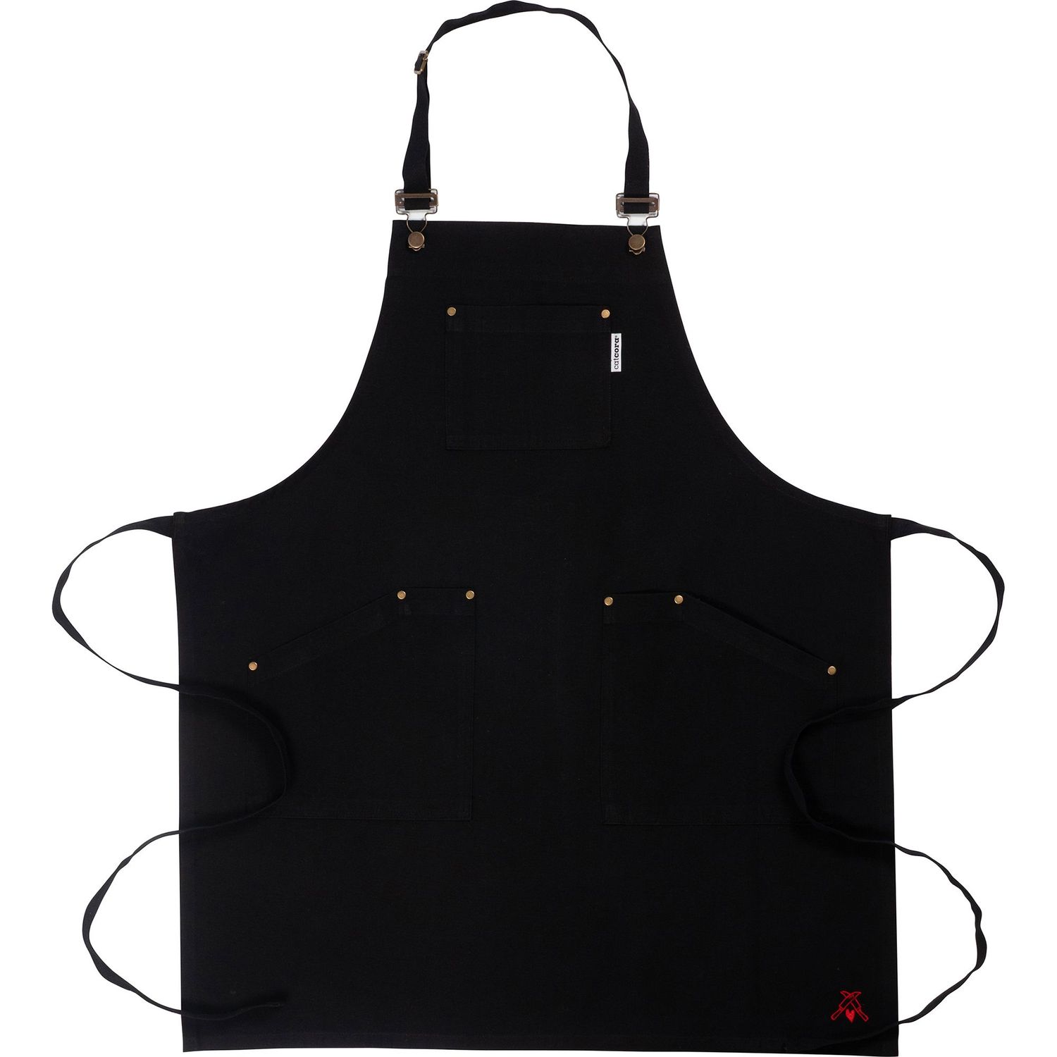 HIC, Cat Cora Kitchen Apron Black