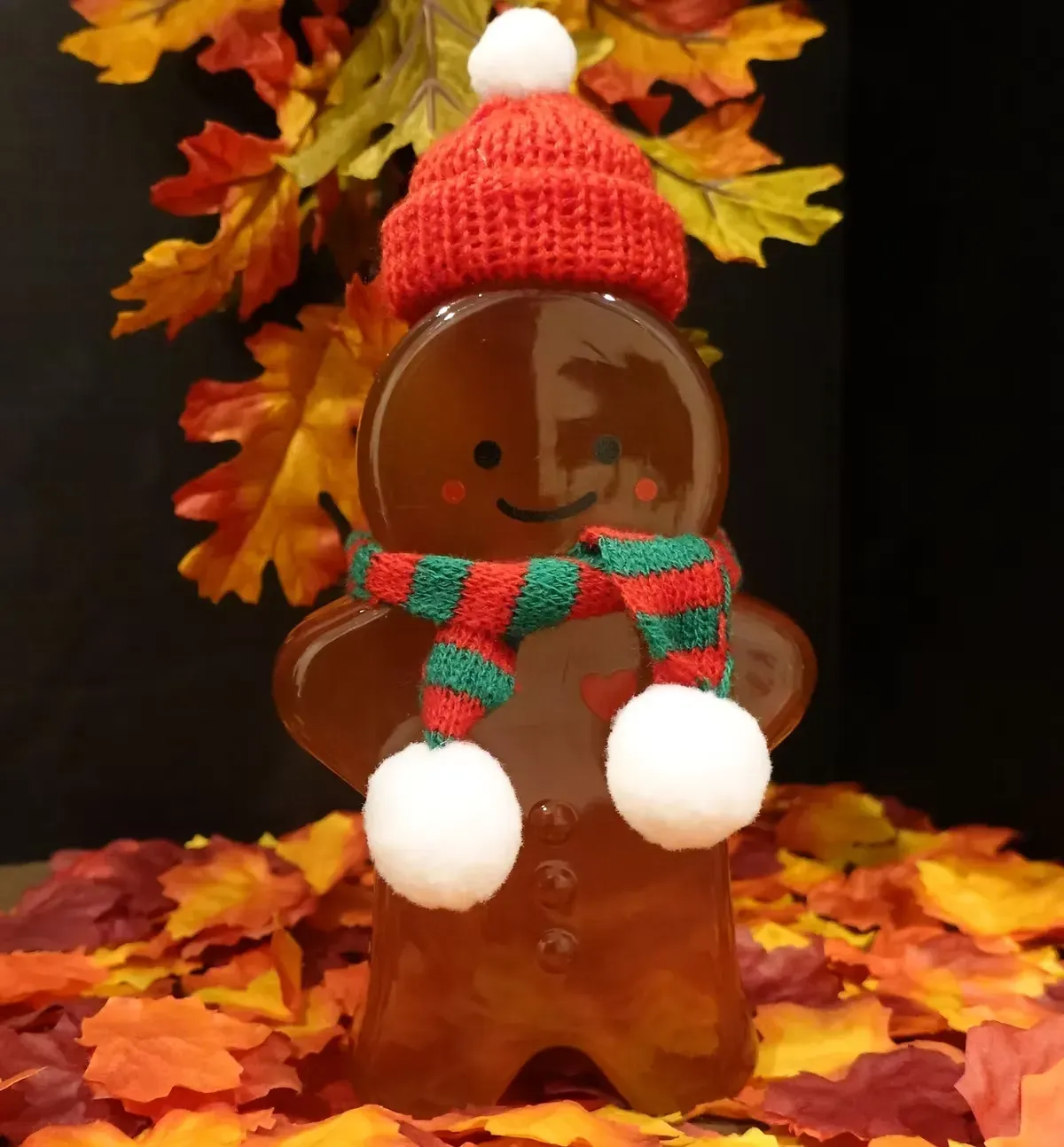 Holiday Gingerbread Man Honey Jar