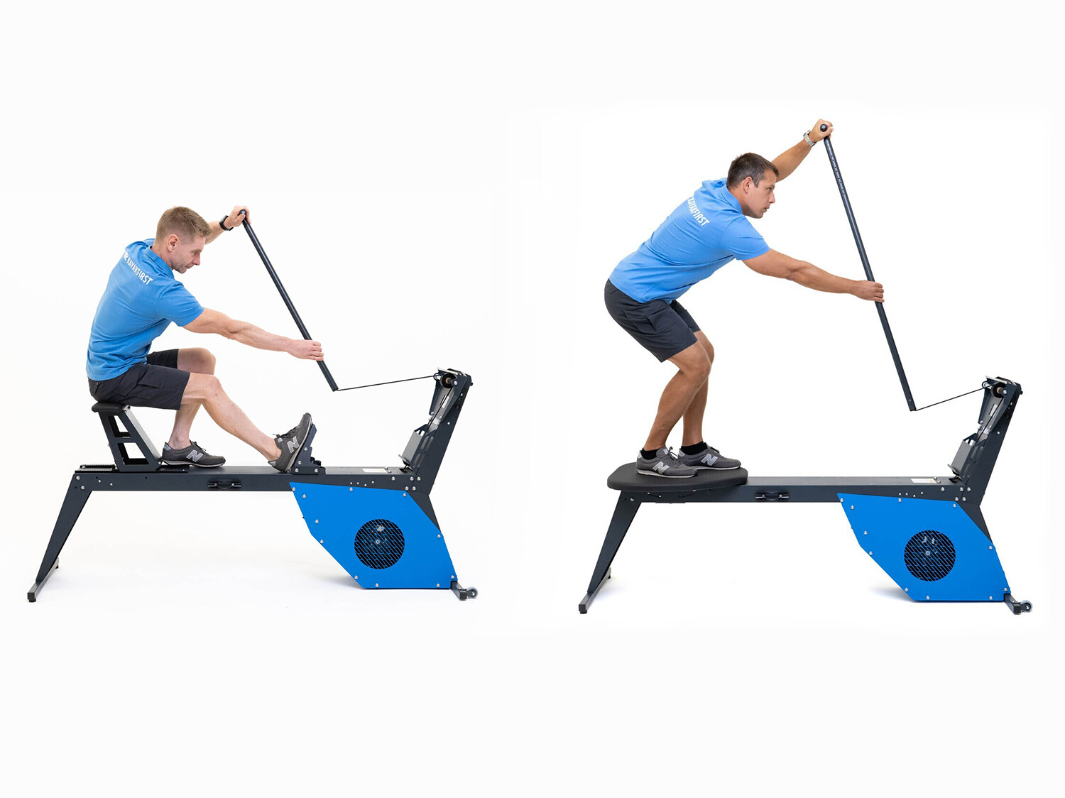 KayakFirst indoor Stand Up Paddle (SUP) and dragon boat, OC1, Va'a, outrigger paddle machine ergometer