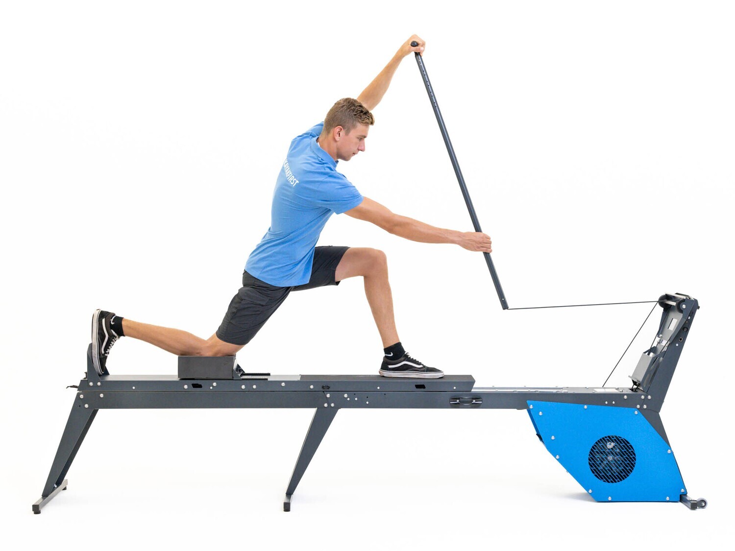 KayakFirst indoor canoe paddle machine ergometer with sliding bench