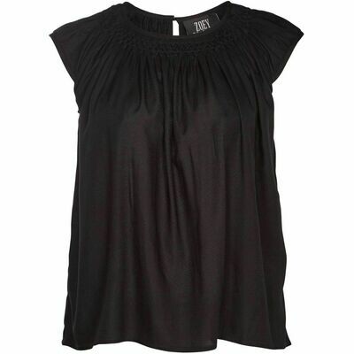 Viscose-top med smockdetaljer fra Zoey Viscose-top med smockdetaljer fra Zoey