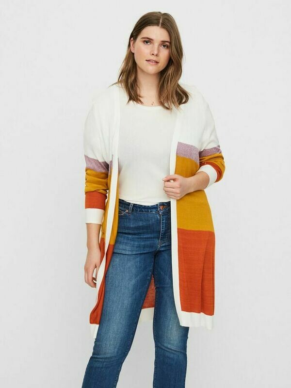 Cardigan i viscose-strik fra Junarose. Cardigan i viscose-strik fra Junarose.