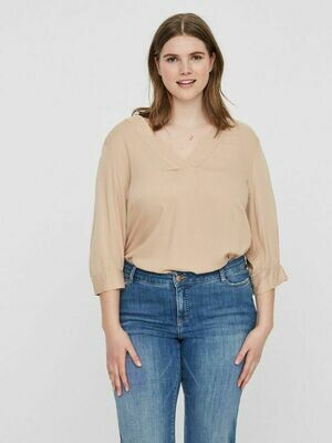 Bluse med V-hals fra Junarose Bluse med V-hals fra Junarose