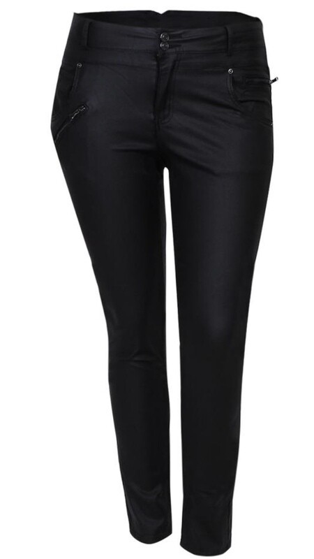 Pascha Sorte Jeans fra DNY - Coated eller Alm. Sorte Pascha Sorte Jeans fra DNY - Coated eller Alm. Sorte