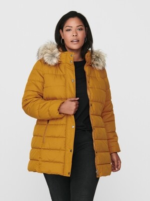 Jakke med hætte med fake fur fra Carmakoma. Jakke med hætte med fake fur fra Carmakoma.