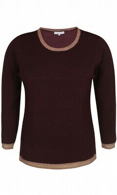 Smart strik-pullover med glitter-detaljer fra Zhenzi! Smart strik-pullover med glitter-detaljer fra Zhenzi!