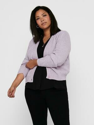 Flot lavendelfarvet cardigan fra Carmakoma. Flot lavendelfarvet cardigan fra Carmakoma.
