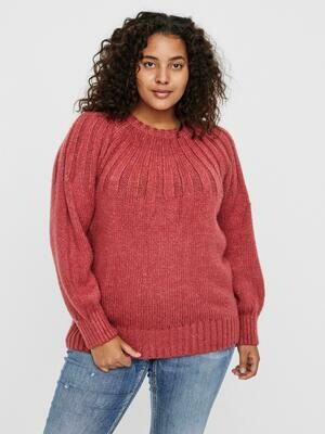 Blød sweater fra Vero Moda Curve. Blød sweater fra Vero Moda Curve.