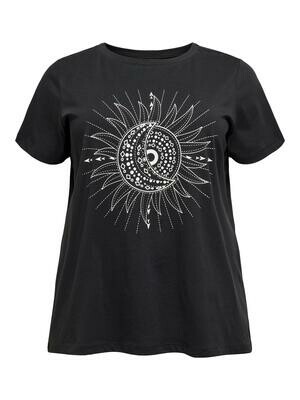 Smart t-shirt med print fra Carmakoma. Smart t-shirt med print fra Carmakoma.