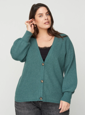 Behagelig cardigan fra Zizzi Behagelig cardigan fra Zizzi