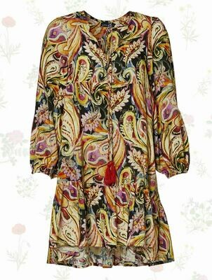 Begonias Golden Summer tunika kjole fra du Milde etc!