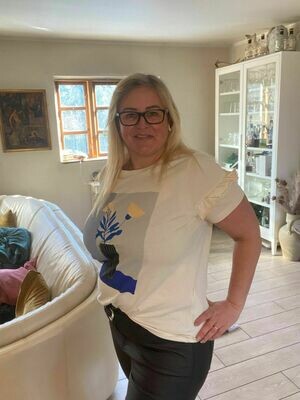 Sød t-shirt med print fra Vero Moda Curve Sød t-shirt med print fra Vero Moda Curve