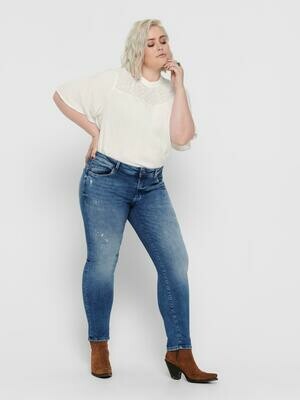 Smarte forvasket jeans fra Carmakoma Smarte forvasket jeans fra Carmakoma