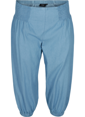 Behagelige denim knickers fra Zizzi Behagelige denim knickers fra Zizzi