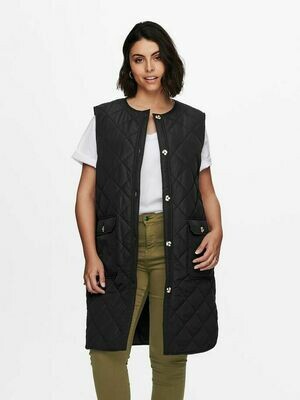 Fed lang quilted vest fra Carmakoma Fed lang quilted vest fra Carmakoma