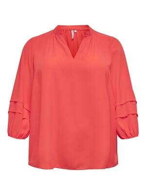 Smuk bluse med ærme detalje fra Carmakoma Smuk bluse med ærme detalje fra Carmakoma