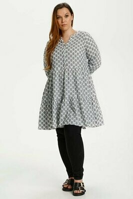 Flot kjole med print fra Kaffe Curve Flot kjole med print fra Kaffe Curve