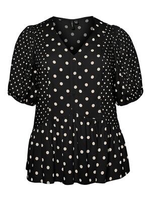 Fin kortærmet bluse fra Vero Moda Curve Fin kortærmet bluse fra Vero Moda Curve