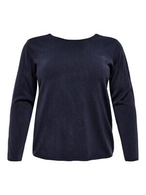 Blød pullover med blonde-detalje fra Carmakoma Blød pullover med blonde-detalje fra Carmakoma