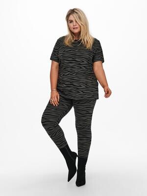 Smarte leggings i strækbart bomuld fra Carmakoma Smarte leggings i strækbart bomuld fra Carmakoma
