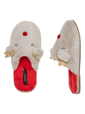 Plys-slippers med rensdyr fra Vero Moda! Plys-slippers med rensdyr fra Vero Moda!