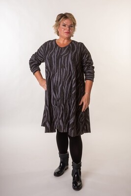 Lækker kjole med zebra print fra Danny/Paris