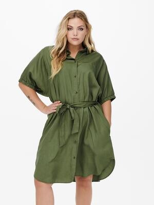 Skjortekjole i tencel fra Carmakoma Skjortekjole i tencel fra Carmakoma