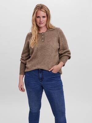 Fin pullover med knapper fra Vero Moda Curve Fin pullover med knapper fra Vero Moda Curve