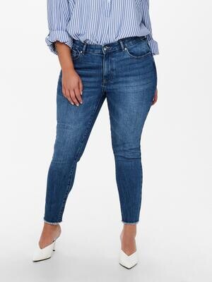 Skinny jeans med rå detaljer fra Carmakoma