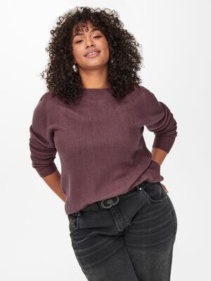 Pullover med ribstruktur fra Carmakoma Pullover med ribstruktur fra Carmakoma