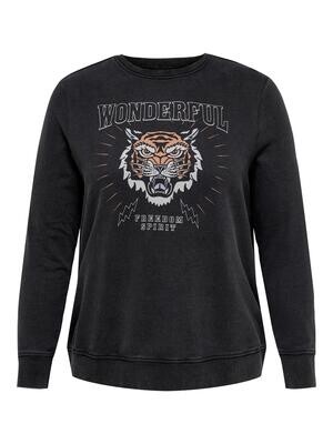 Sweatshirt med fedt print fra Carmakoma Sweatshirt med fedt print fra Carmakoma